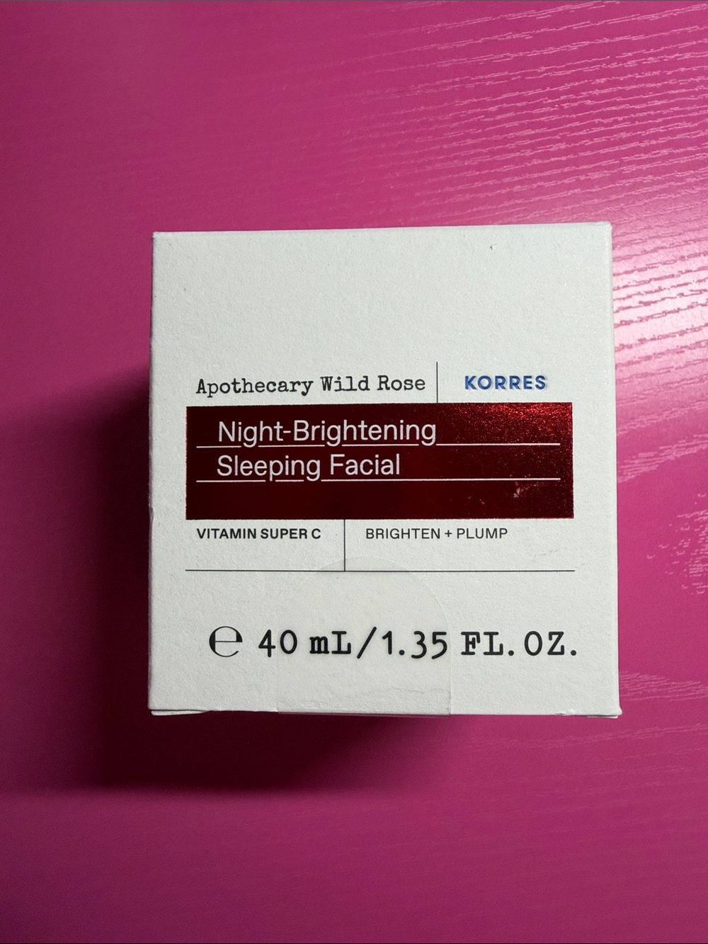 Korres Night-Brightening Sleeping Facial -
